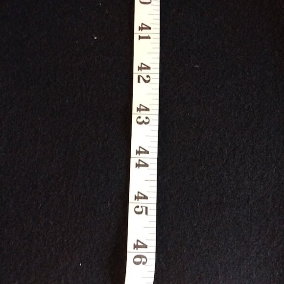 Men's Big & Tall 100% Wool Overcoat Black 2XLT/52L Czechoslovakian Heavyweight - Picture 13 of 16